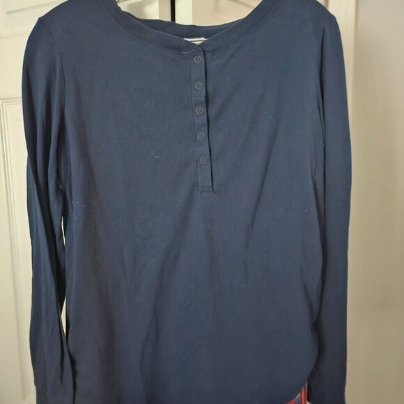 PJ Set (2) - Red Plaid Pants and Solid Shirts Long sleeve - Picture 2 of 9